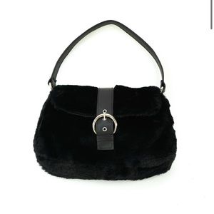 Lolita Jade Fur Buckle Bag